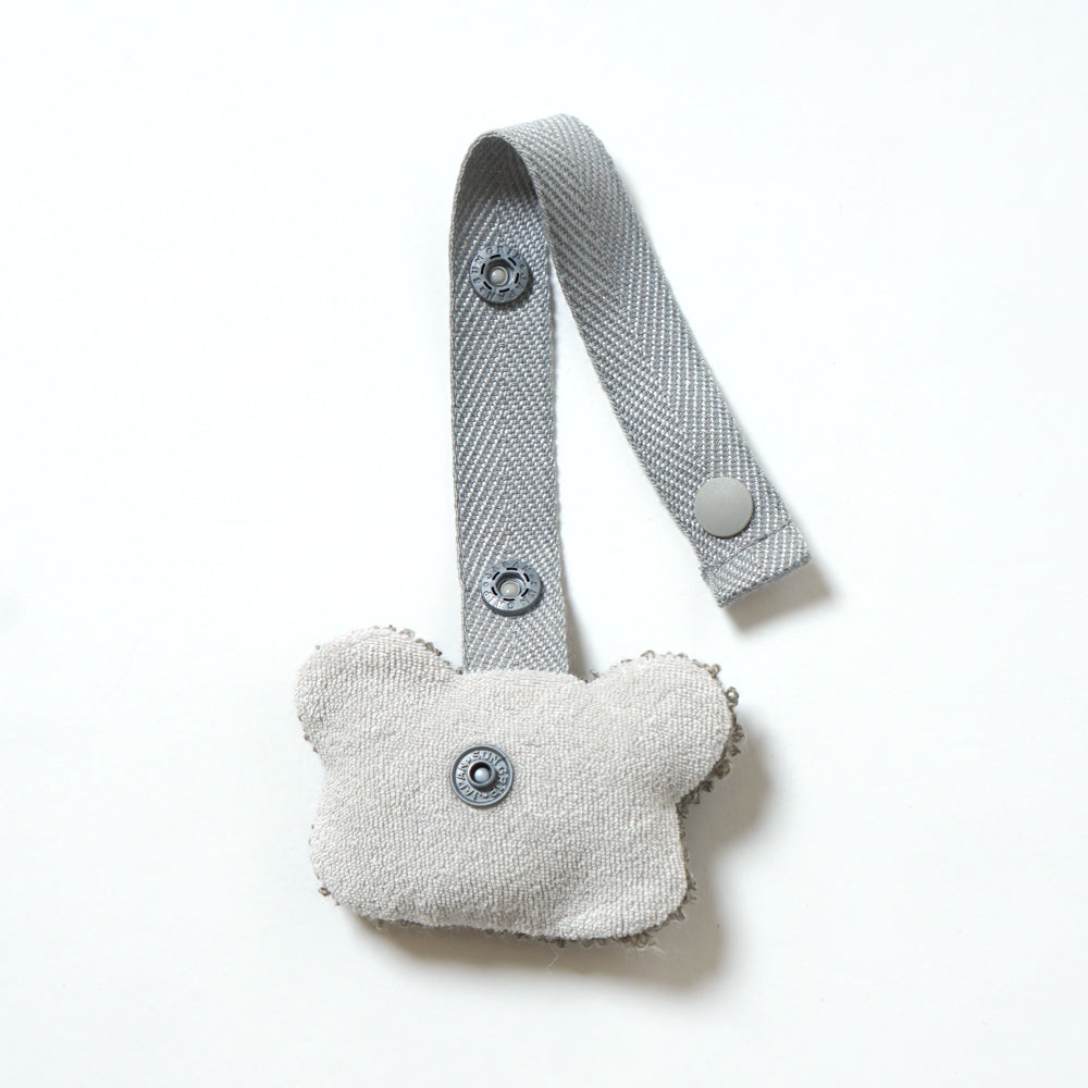 バスポンチョ＆チャームハンカチ ギフトセット ベアマスク / 名入れ刺繍可