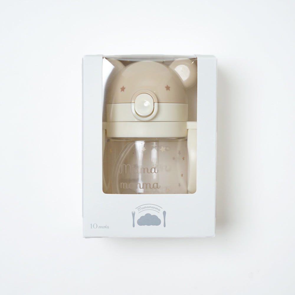 mamamanma(マママンマ)　ストロー マグ ベージュ