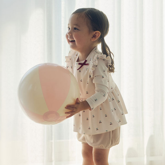 ラッシュガードセット  アイボリー 85cm・95cm・105cm / 10mois