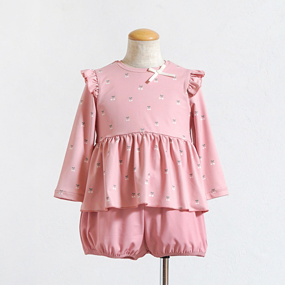 ラッシュガードセット  ピンク 85cm・95cm・105cm / 10mois