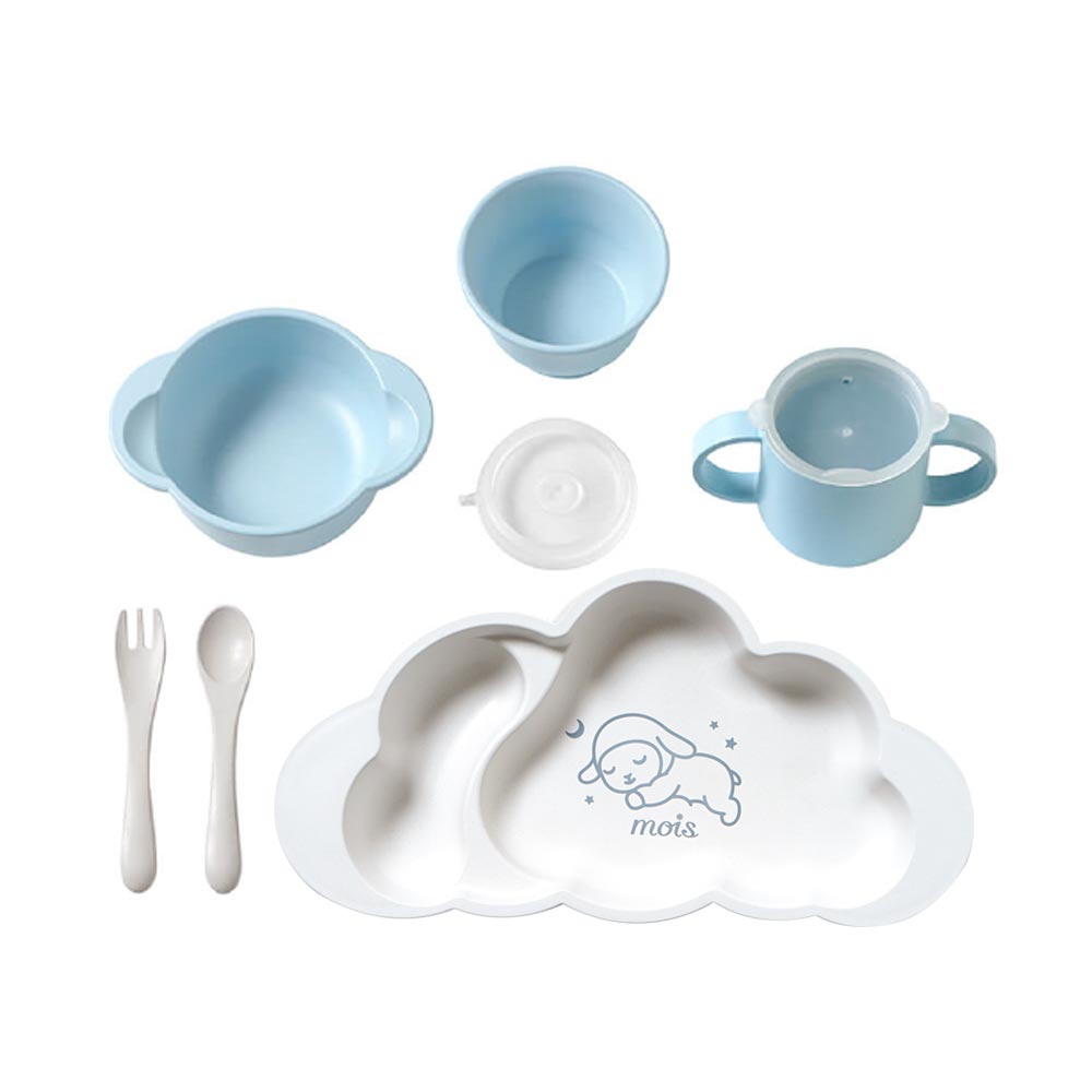 mamamanma grande(マママンマ　グランデ)セット モワ ブルー / 離乳食 食器