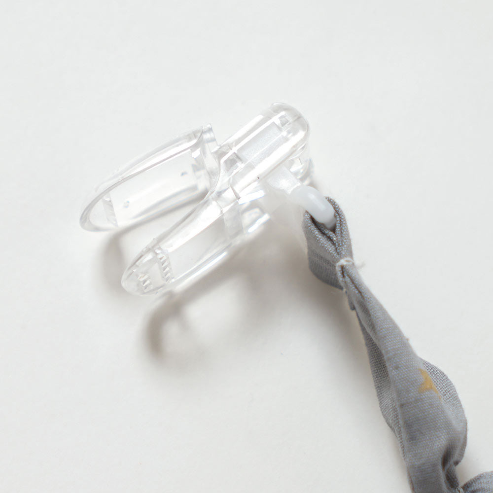 TEETHER(歯がため) スター ホルダー付き グレー