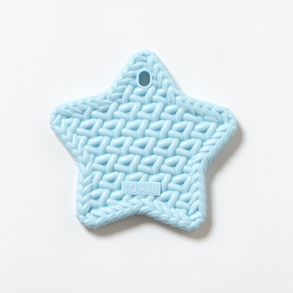 TEETHER(歯がため) スター ホルダー付き ブルー