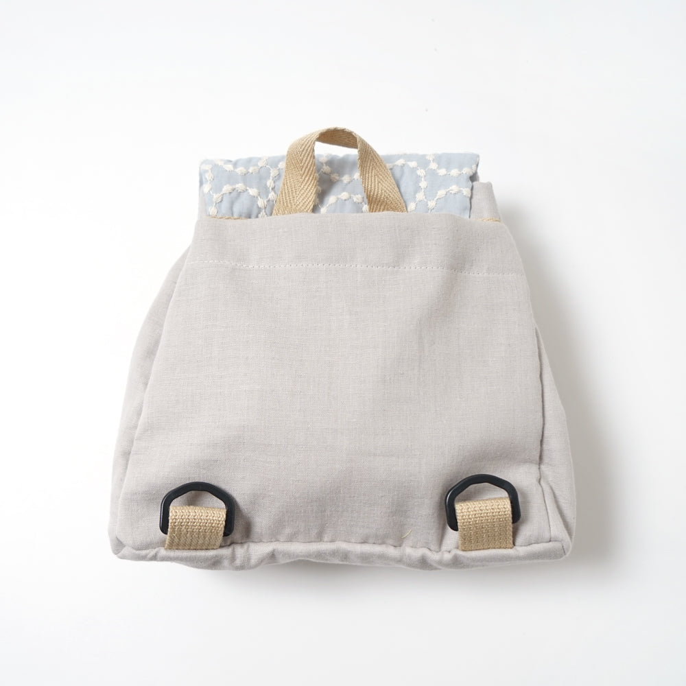 ファーストリュック　グレー  / 名入れ刺繍可