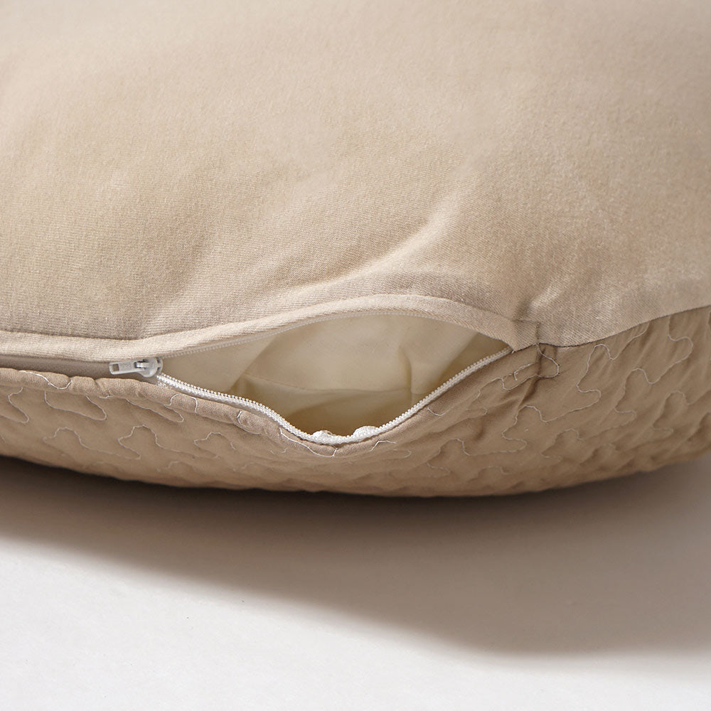 Pitatto Fit Cushion Long 授乳クッション カバー＆中しんセット　イブル　モカ ◆