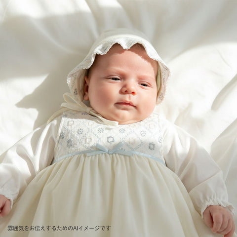 fleurエプロンセレモニードレスセット ホワイト 50-70cm – 10mois 公式