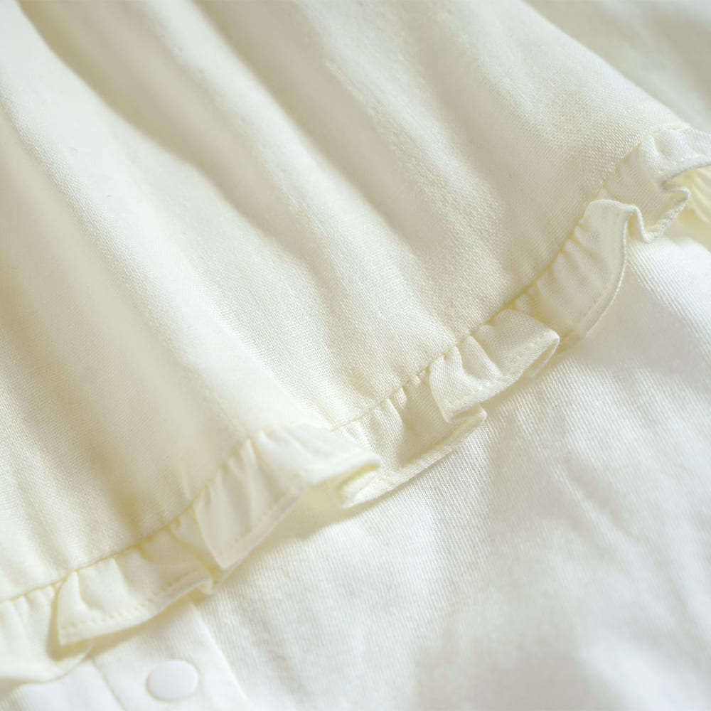 fleurエプロンセレモニードレスセット ホワイト 50-70cm