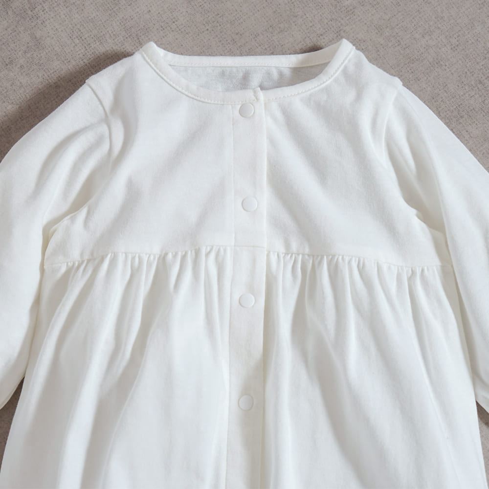 fleurエプロンセレモニードレスセット ホワイト 50-70cm