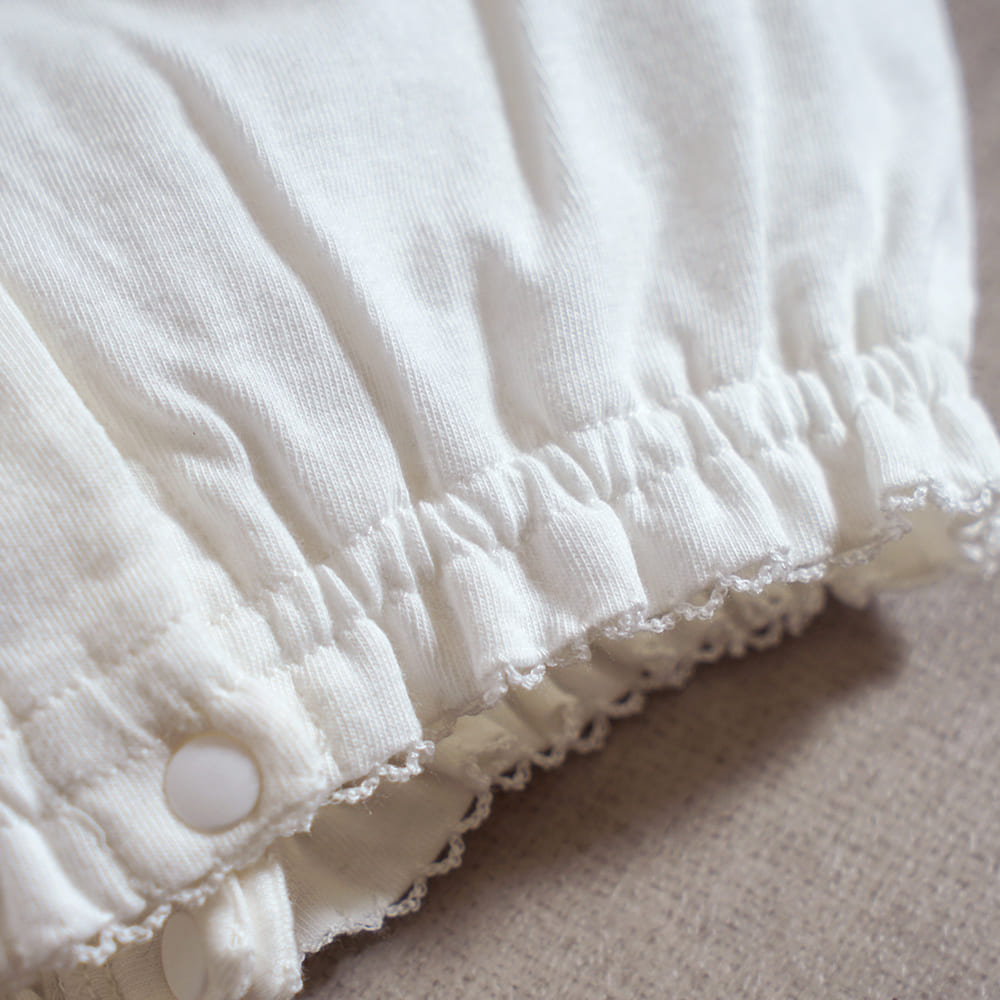 fleurエプロンセレモニードレスセット ホワイト 50-70cm