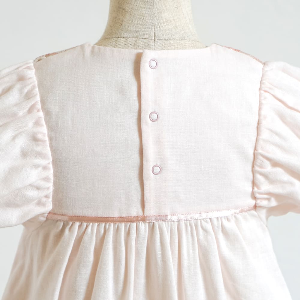 fleurバルーンロンパース ピンク 70・80cm