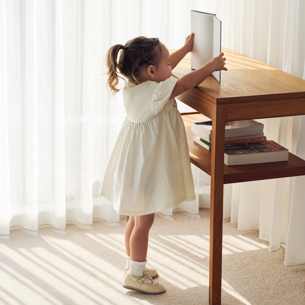 fleurドレス ホワイト 80・90・100・110cm