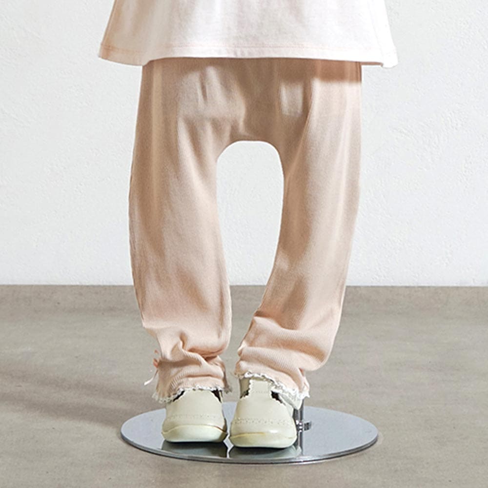 リボンレースレギンス ピンク 80・90・100・110cm