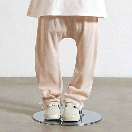 リボンレースレギンス ピンク 80・90・100・110cm