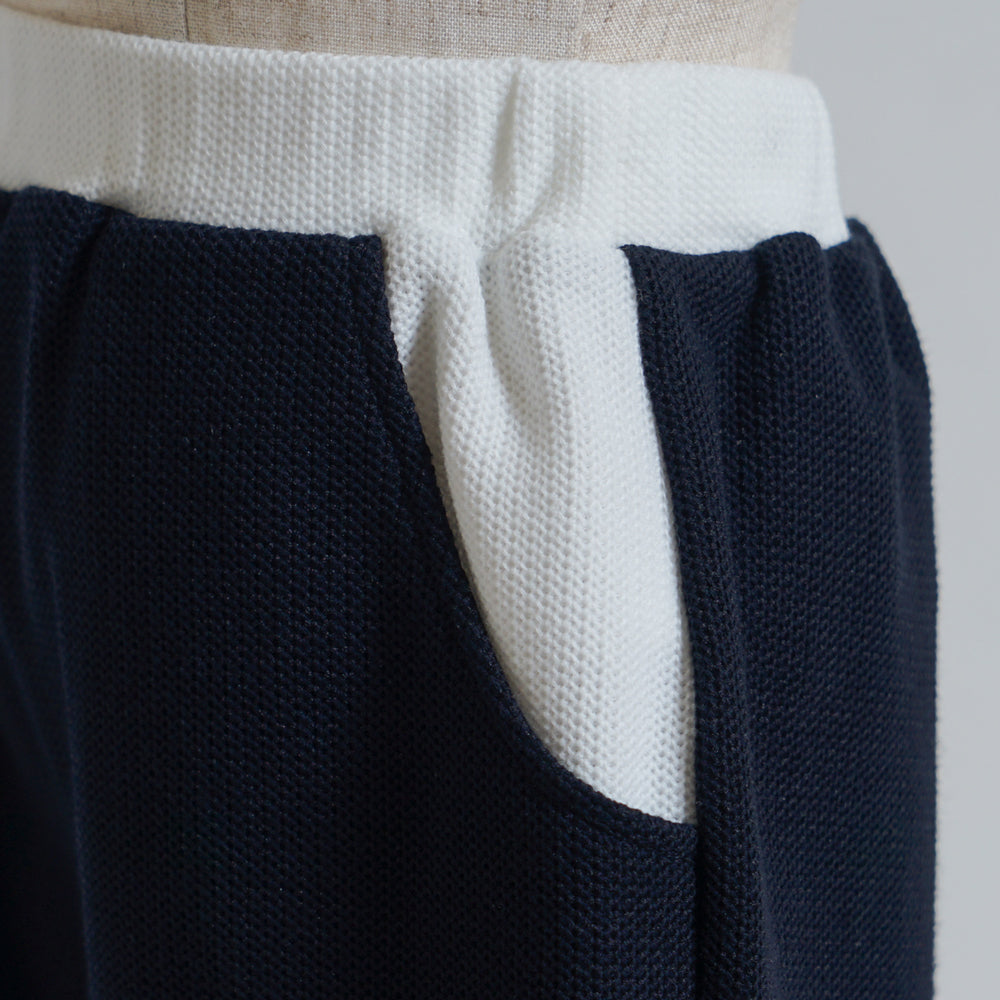 配色カノコハーフパンツ ネイビー 80・ 90・100cm