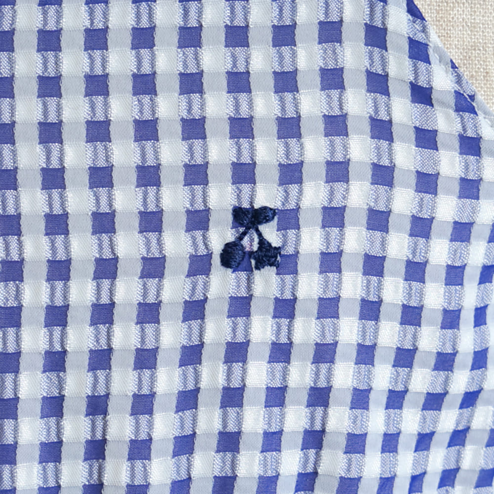 cherryキャミセットアップ ブルー 70-80・80-90cm