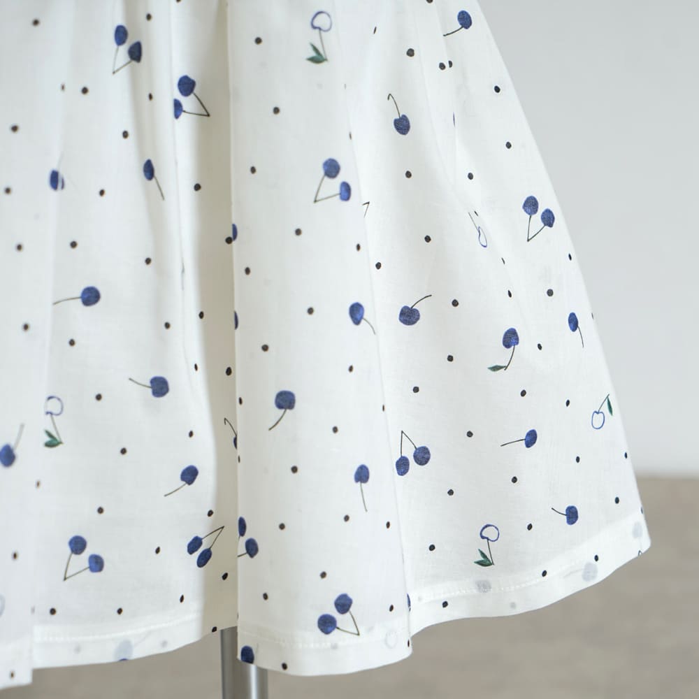 cherryキャミドレス ブルー 70-80・80-90・90-100・100-110cm