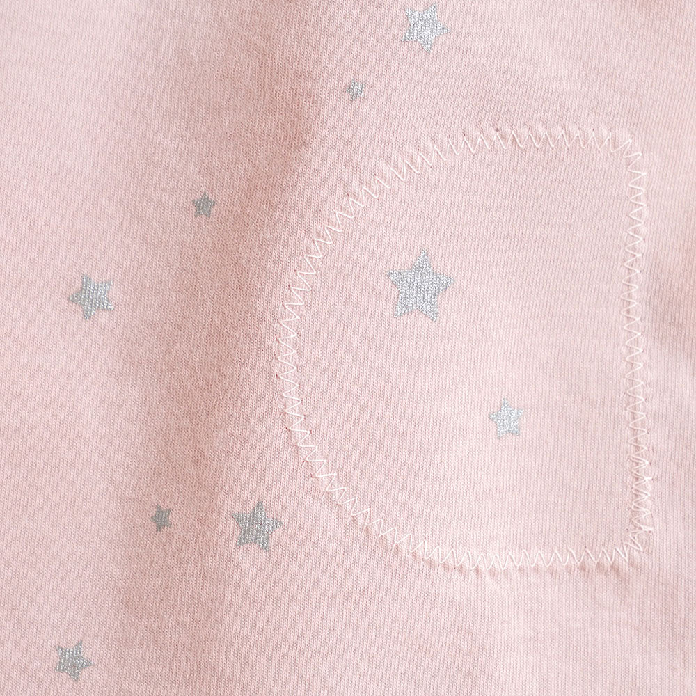 PATTO SATTO HADAGI　星プリントピンク　50-60・60-70cm