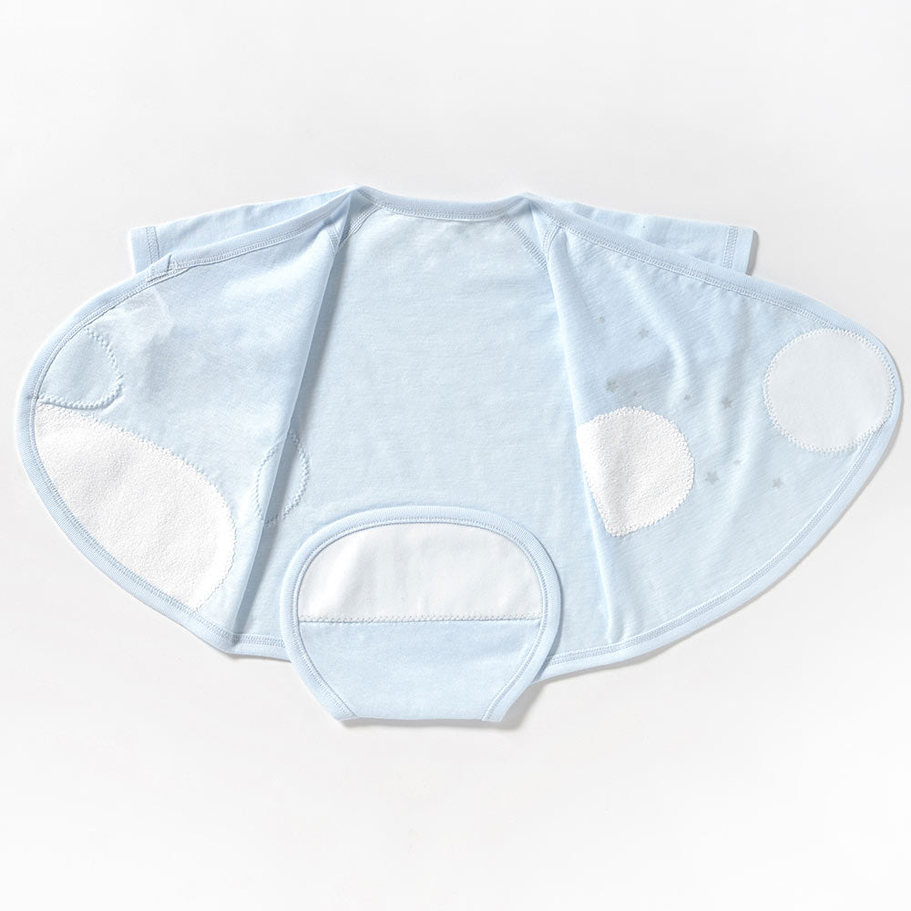 PATTO SATTO HADAGI　星プリントブルー　50-60・60-70cm