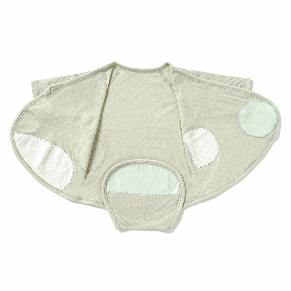 PATTO SATTO HADAGI　グリーン　50-60cm・60-70cm / ベビー肌着