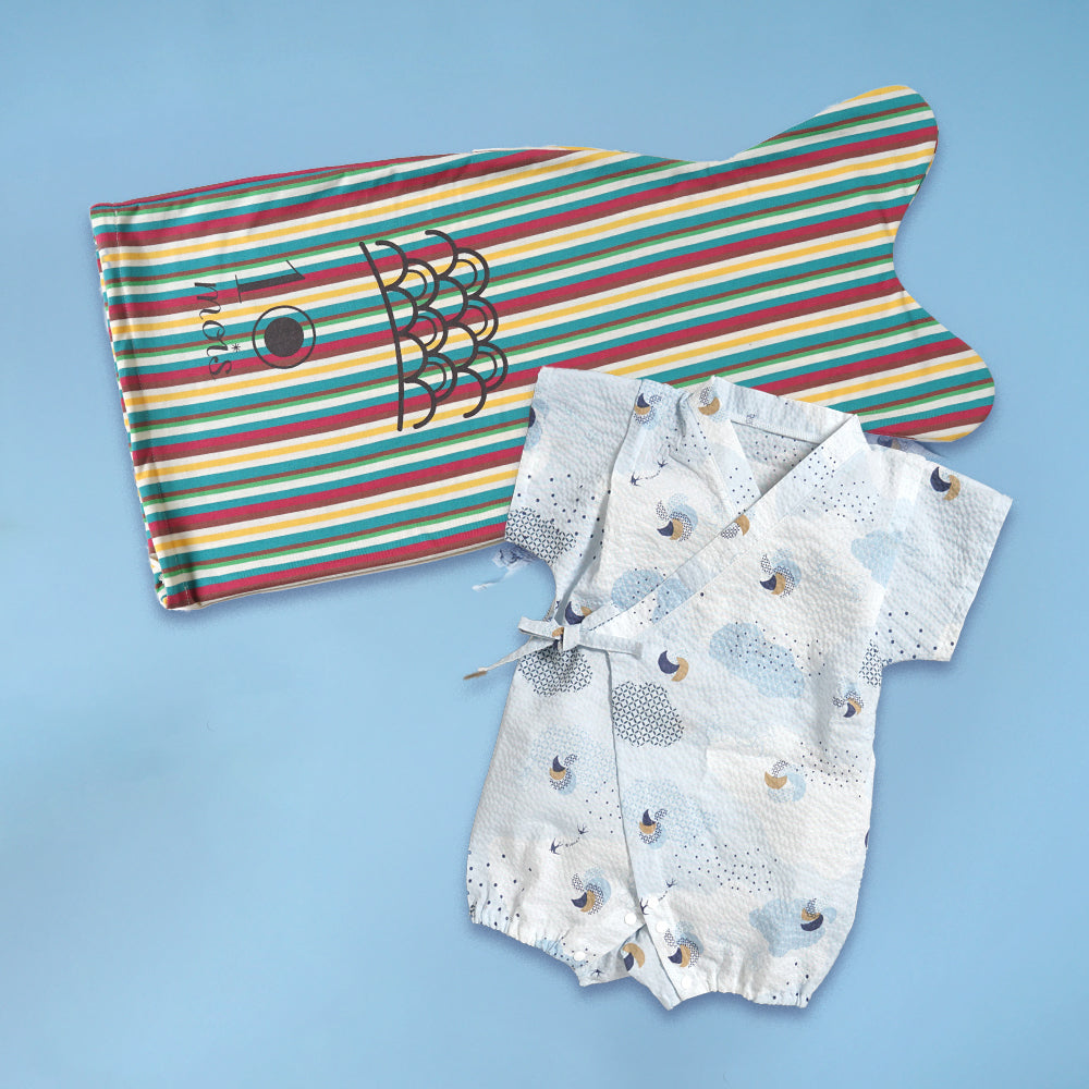 こいのぼりギフト 甚平オール 天青 70-80cm