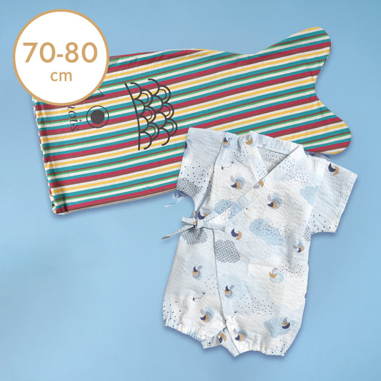 こいのぼりギフト 甚平オール 天青 70-80cm