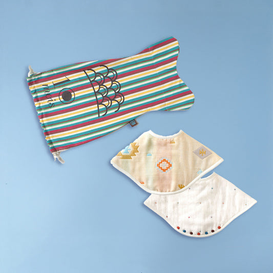 【予約】こいのぼり巾着ギフト 2wayビブ BOBO