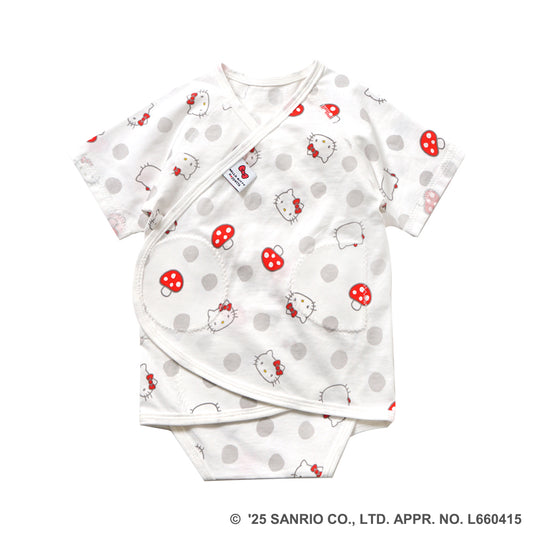 HELLO KITTY × Hoppetta PATTO SATTO HADAGI ドットプリント 50-60・60-70cm