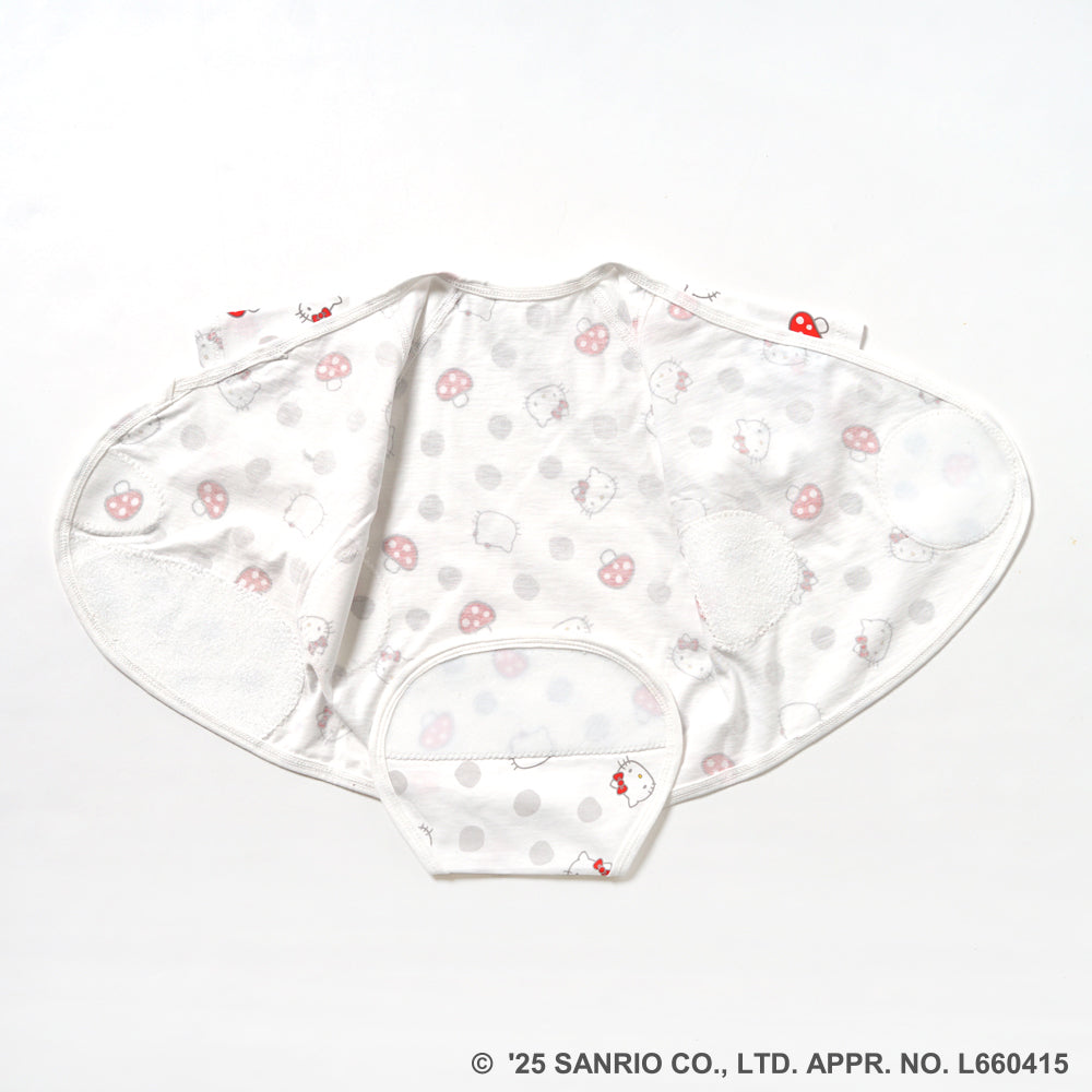 HELLO KITTY × Hoppetta PATTO SATTO HADAGI ドットプリント 50-60・60-70cm