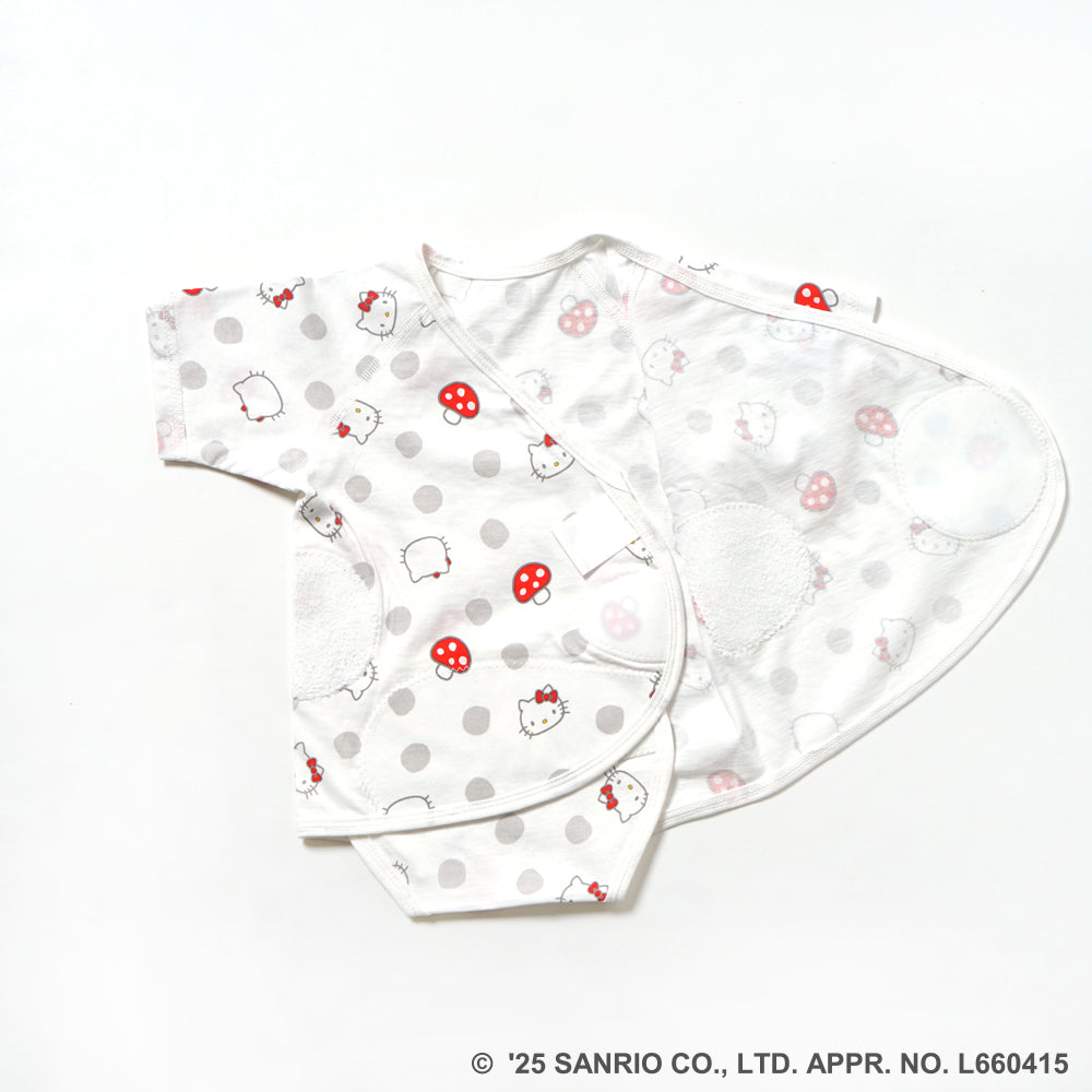 HELLO KITTY × Hoppetta PATTO SATTO HADAGI ドットプリント 50-60・60-70cm