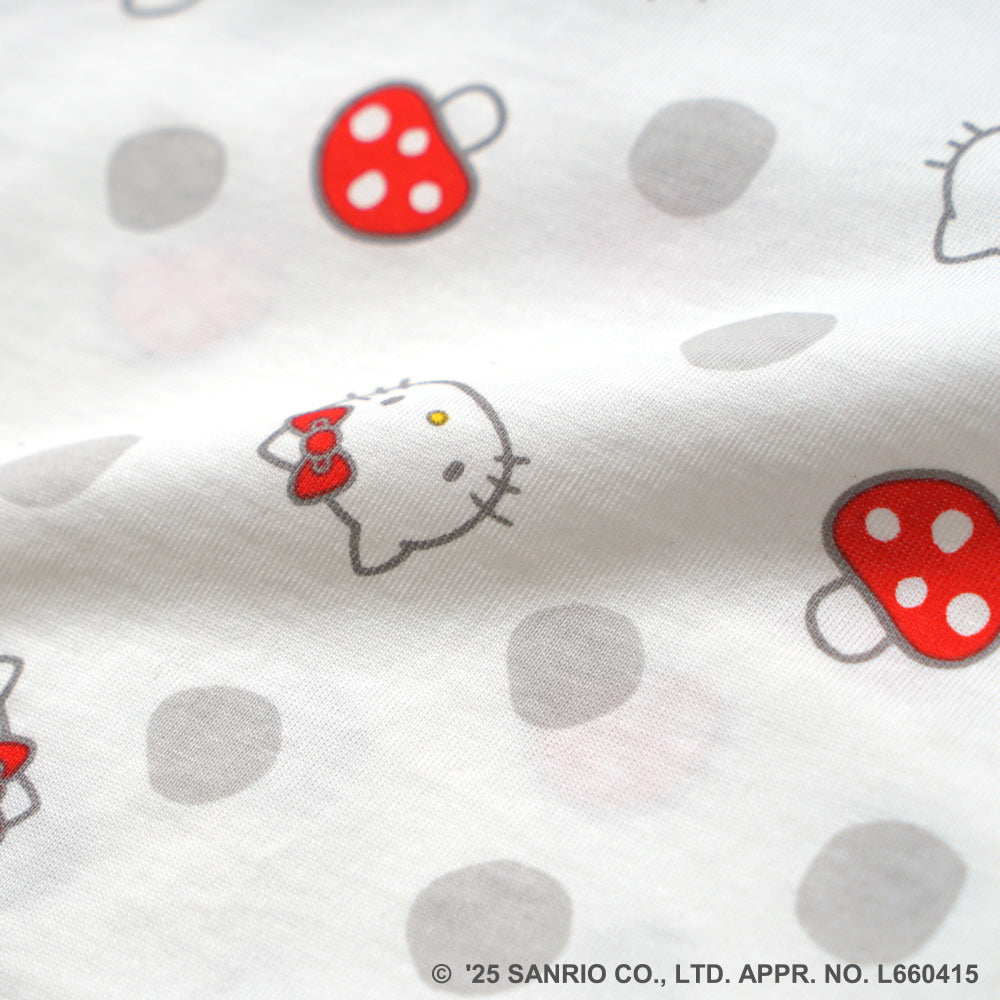 HELLO KITTY × Hoppetta PATTO SATTO HADAGI ドットプリント 50-60・60-70cm