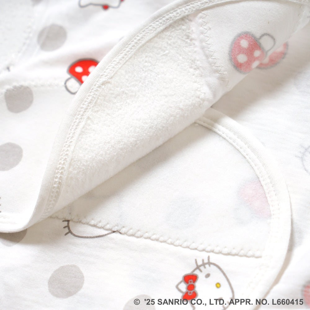 HELLO KITTY × Hoppetta PATTO SATTO HADAGI ドットプリント 50-60・60-70cm