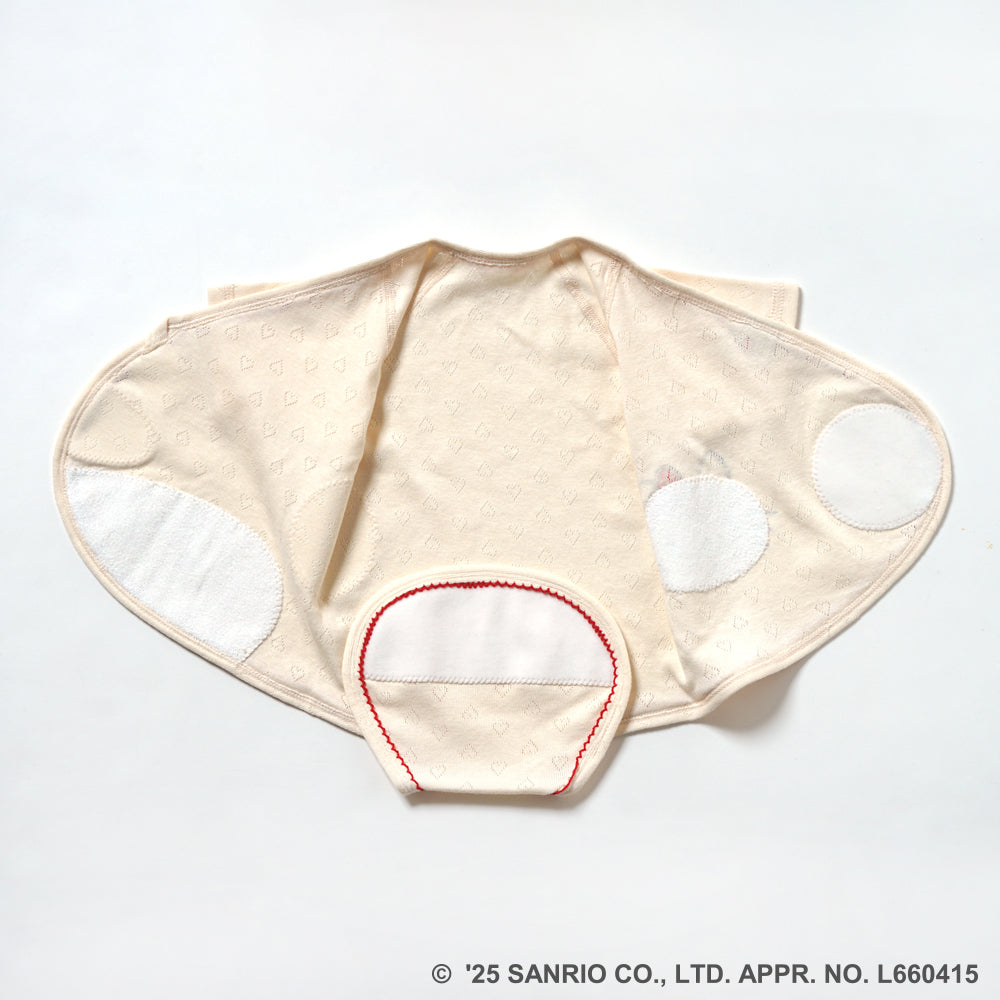 HELLO KITTY × Hoppetta PATTO SATTO HADAGI パターンメッシュ 50-60・60-70cm