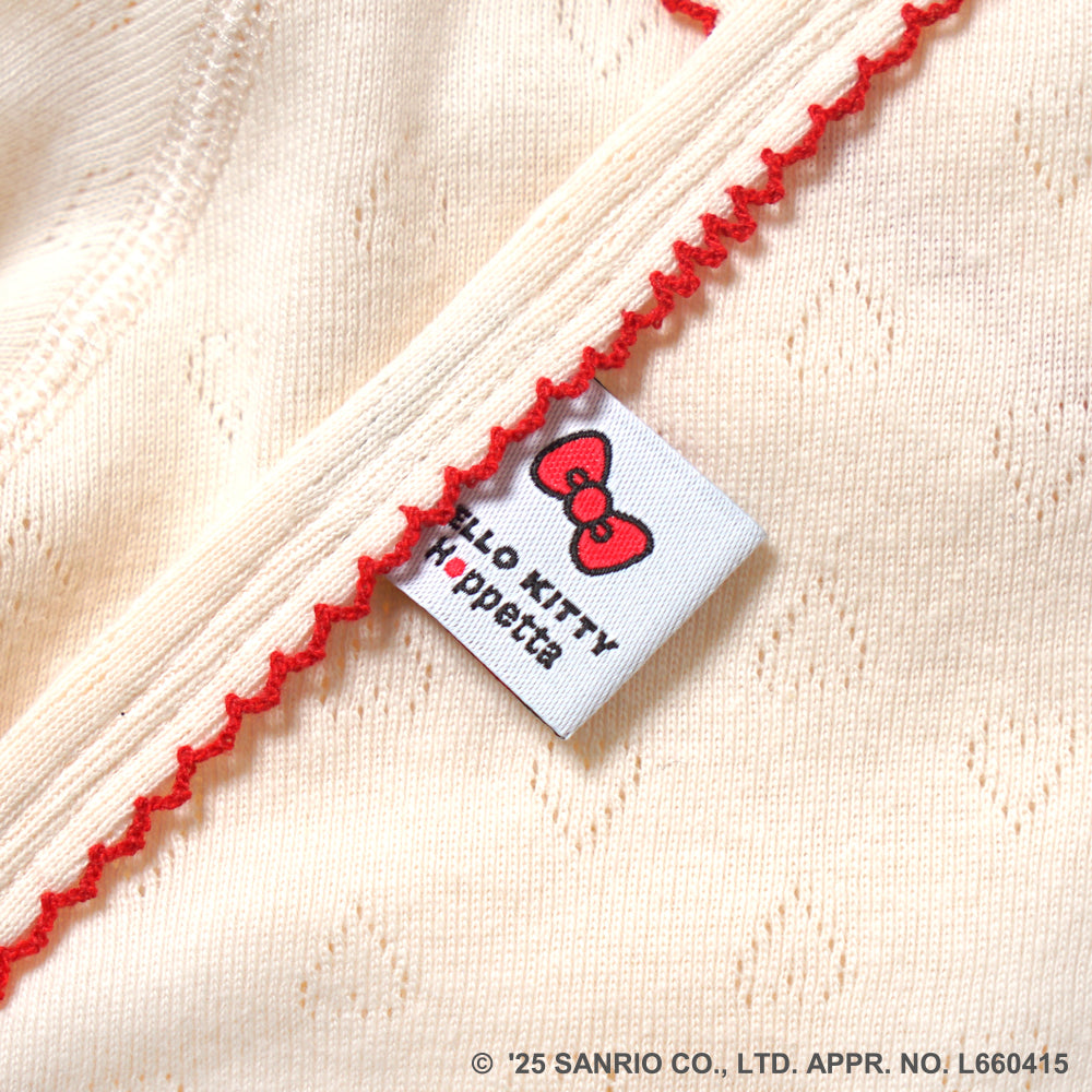 HELLO KITTY × Hoppetta PATTO SATTO HADAGI パターンメッシュ 50-60・60-70cm