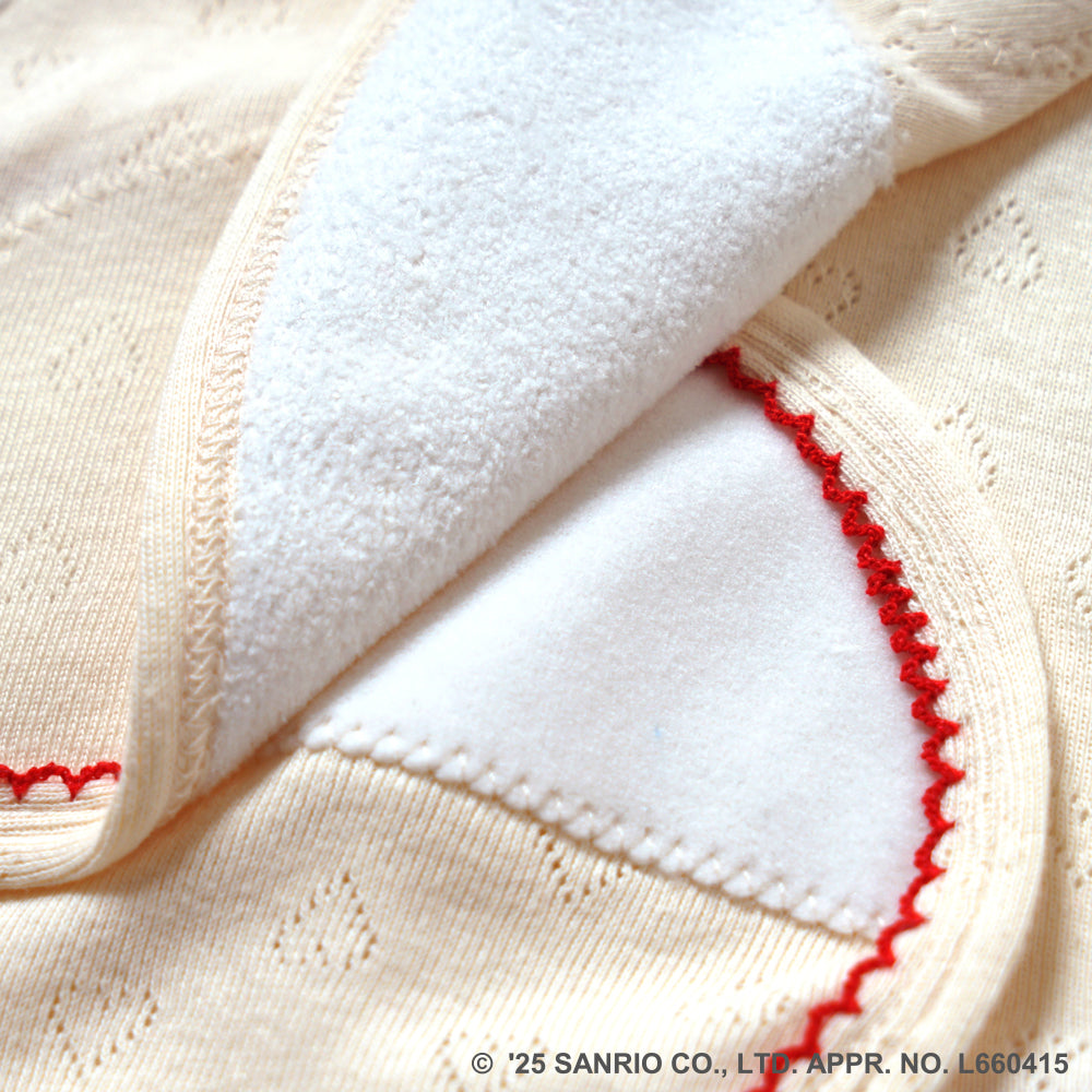 HELLO KITTY × Hoppetta PATTO SATTO HADAGI パターンメッシュ 50-60・60-70cm