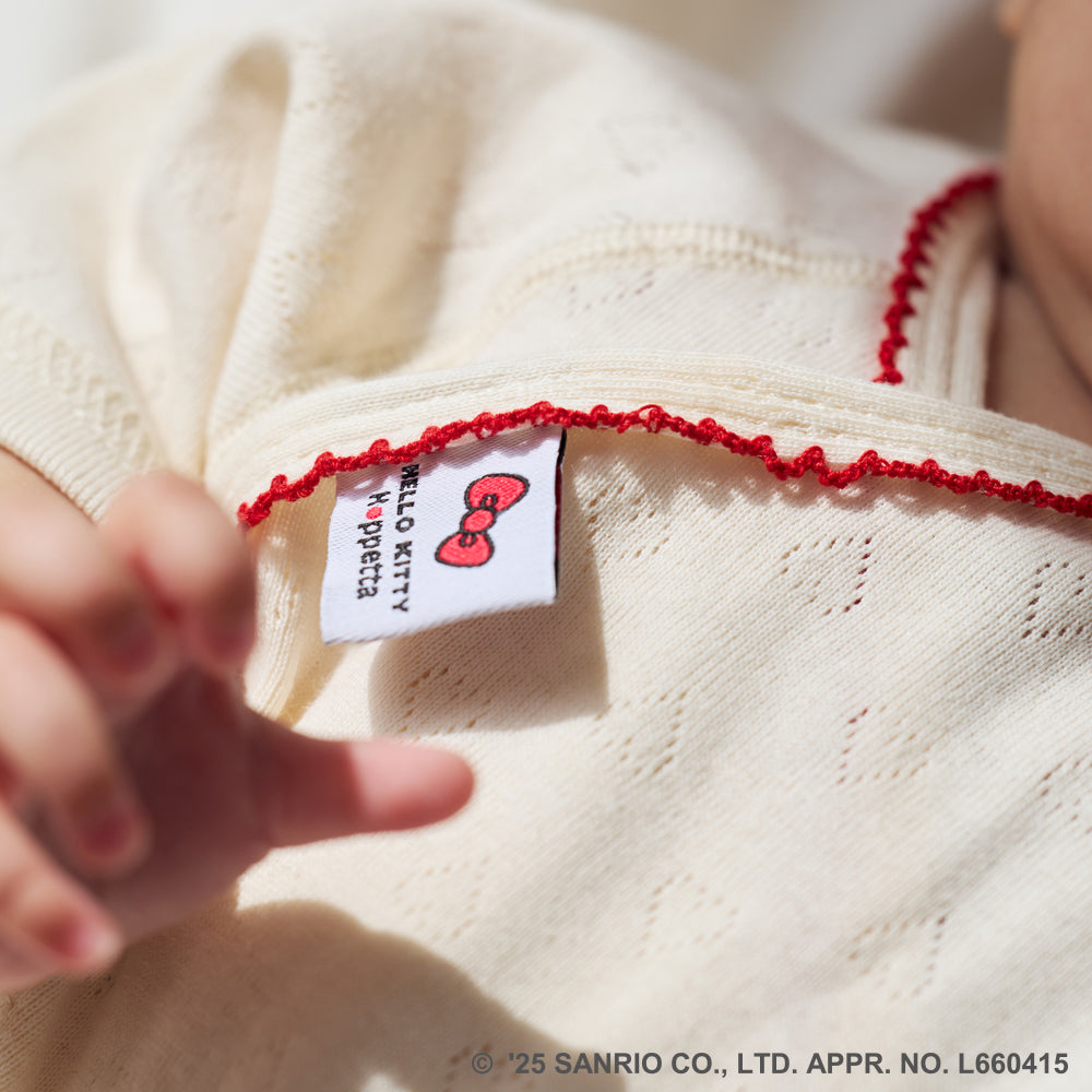 HELLO KITTY × Hoppetta PATTO SATTO HADAGI パターンメッシュ 50-60・60-70cm