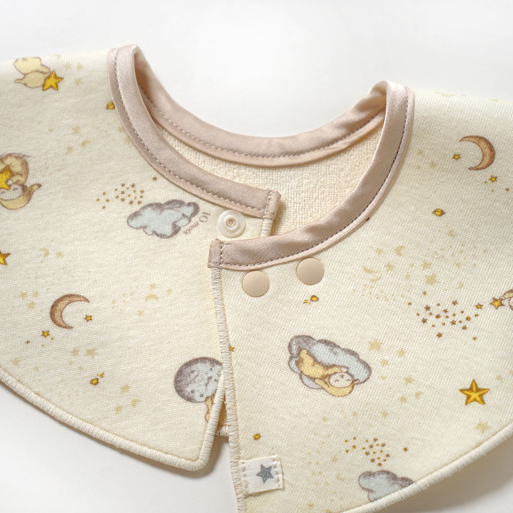 &Star 刺繍スタイ アイボリー
