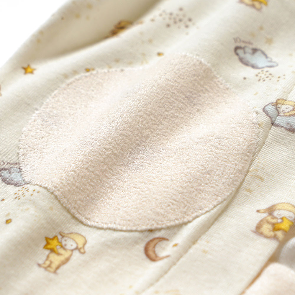 &Star PATTO SATTO ROMPERS&ボンネットセット アイボリー 50-60・60-70cm