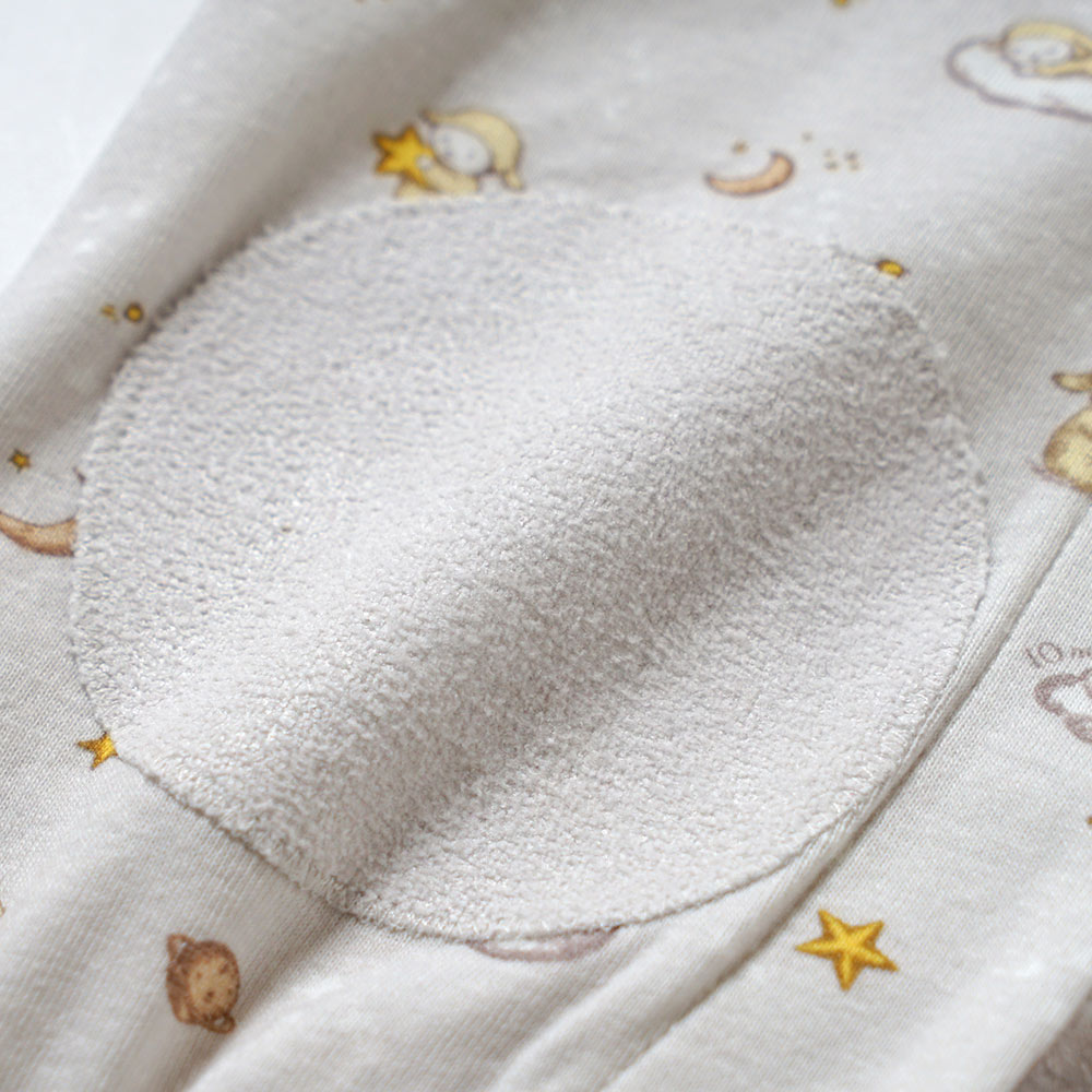 &Star PATTO SATTO ROMPERS&ボンネットセット ライトグレー 50-60・60-70cm