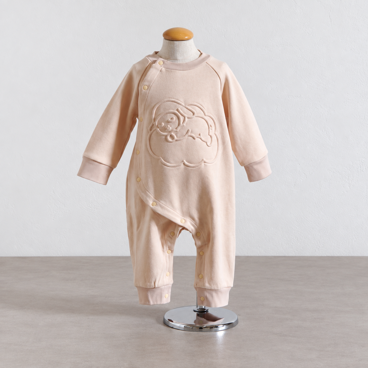 モワロンパース ペールピンク 70・80cm