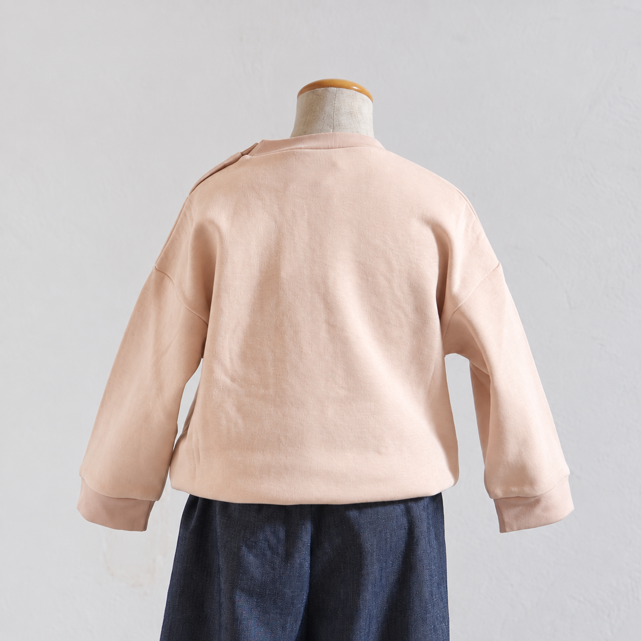 モワトレーナー ペールピンク 80・90・100・110cm