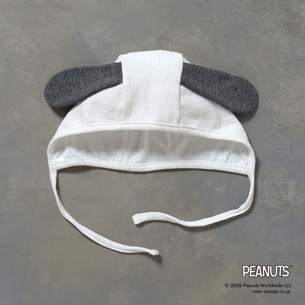 PEANUTS PATTO SATTO ROMPERS・ボンネットセット 50-60・60-70cm