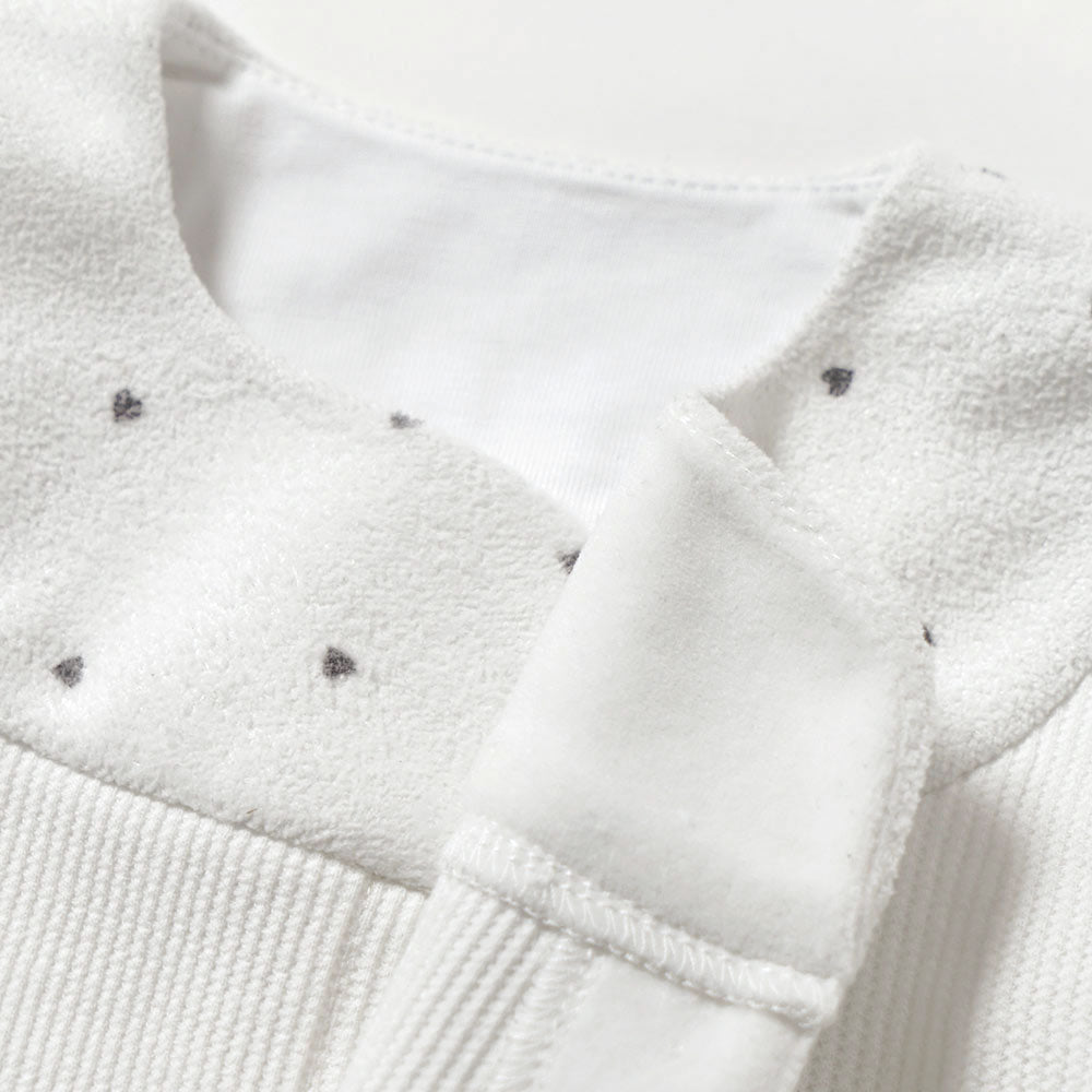 PEANUTS PATTO SATTO ROMPERS・ボンネットセット 50-60・60-70cm