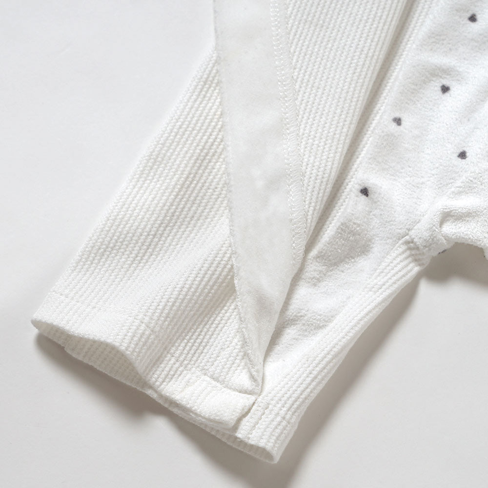 PEANUTS PATTO SATTO ROMPERS・ボンネットセット 50-60・60-70cm