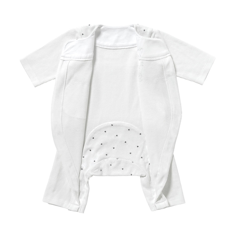 PEANUTS PATTO SATTO ROMPERS・ボンネットセット 50-60・60-70cm