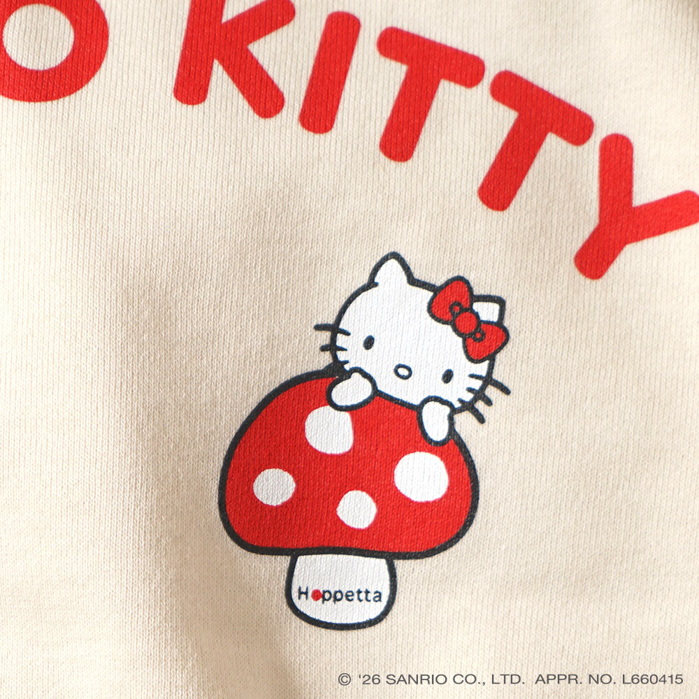 HELLO KITTY×Hoppetta トレーナー アイボリー 80・90・100・110cm