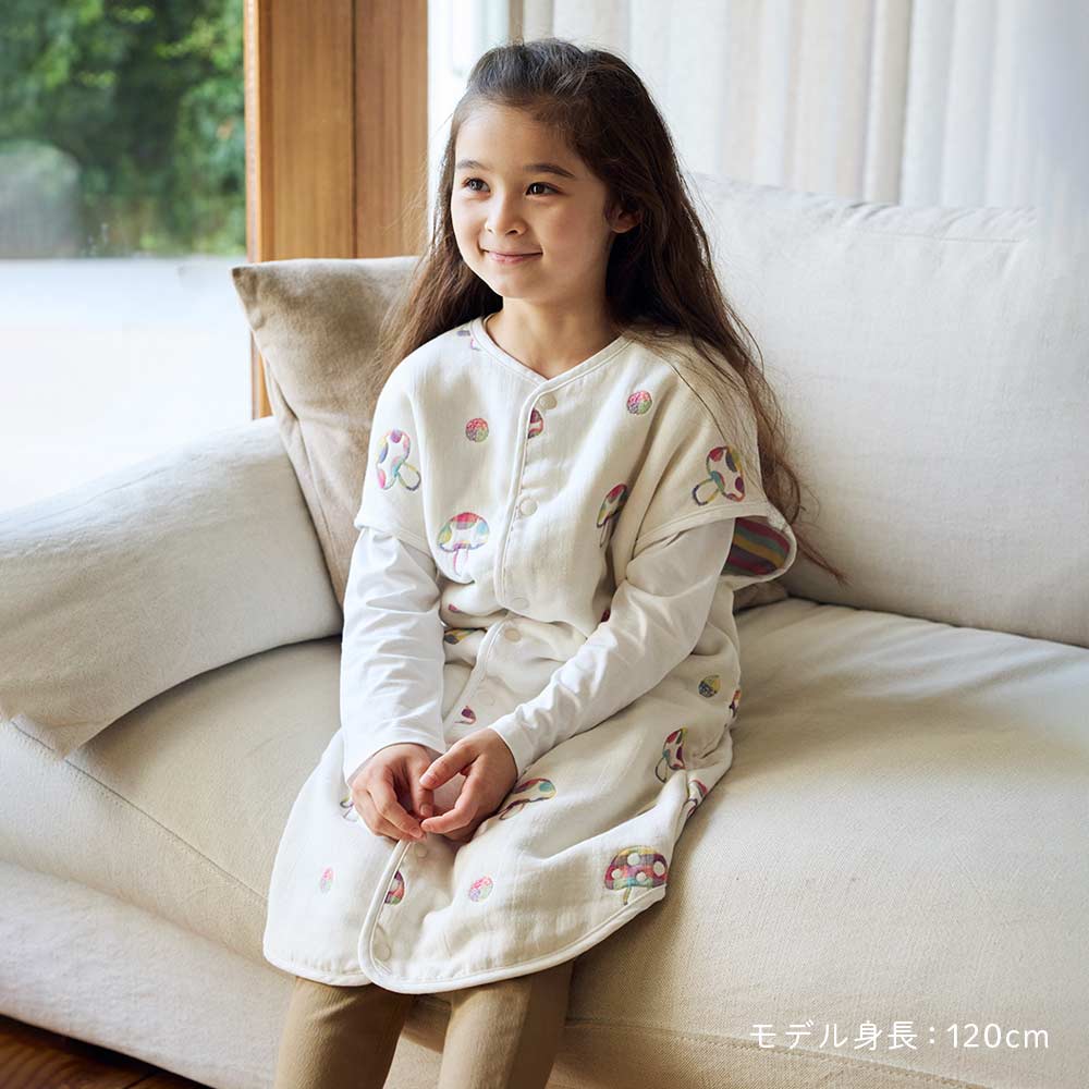 シャンピニオン ドゥ ジュニアスリーパー(6重ガーゼ) / 名入れ刺繍可