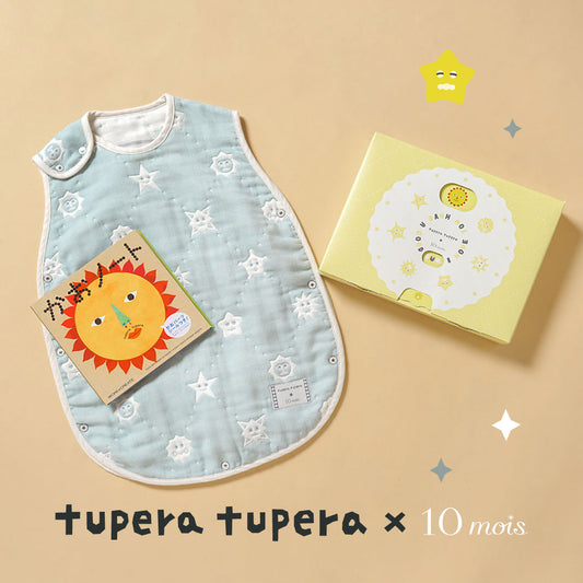 tupera tupera スリーパー・かおノート ギフトセット　 / 名入れ刺繍可