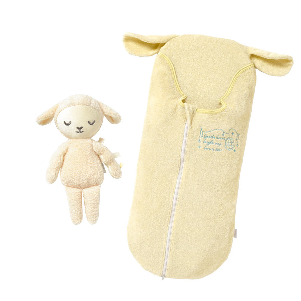 ひつじ年 たまごマットおくるみsleep･ぬいぐるみ 2点セット /2027限定 干支
