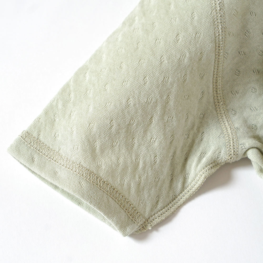 PATTO SATTO HADAGI　肌着２点セット　50-60cm・60-70cm（グリーン・アメザイク）
