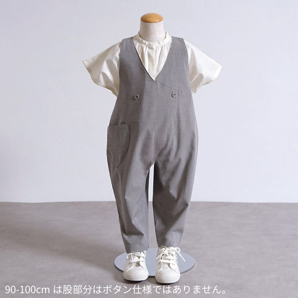 サロペット モカ 70-80cm・80-90cm・90-100cm